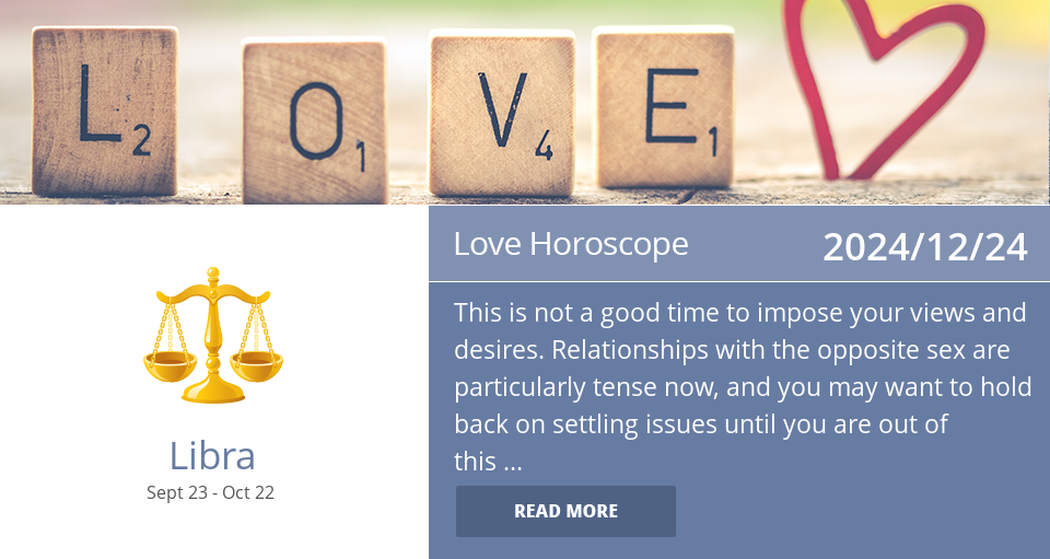 Daily Horoscope Love Horoscope Libra