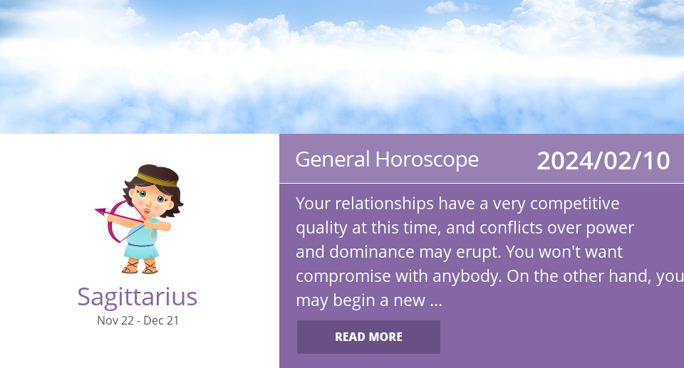 Daily Horoscope: Sagittarius